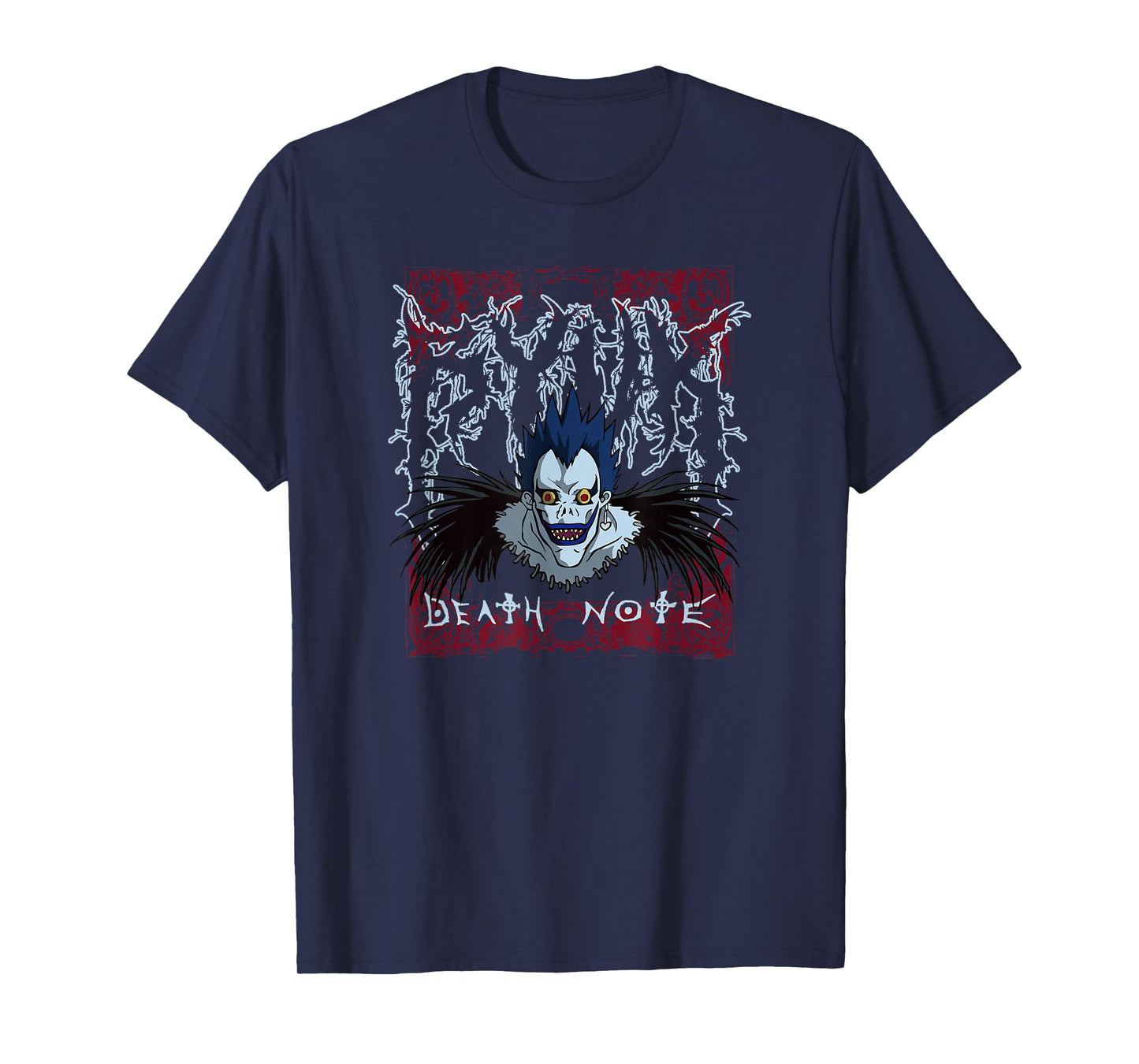 Death Note Heavy Metal Shinigami Ryuk Anime T-Shirt