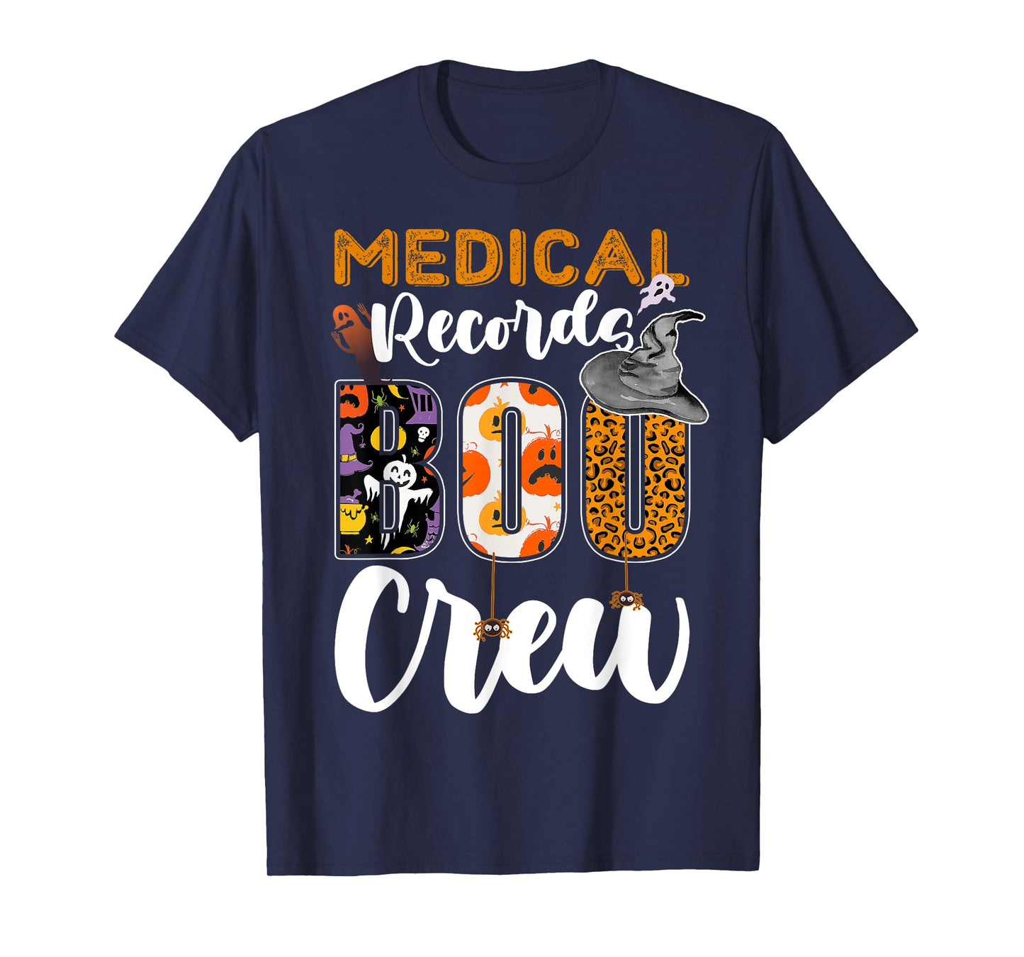 Medical Records Boo Crew Halloween Matching MRT T-Shirt