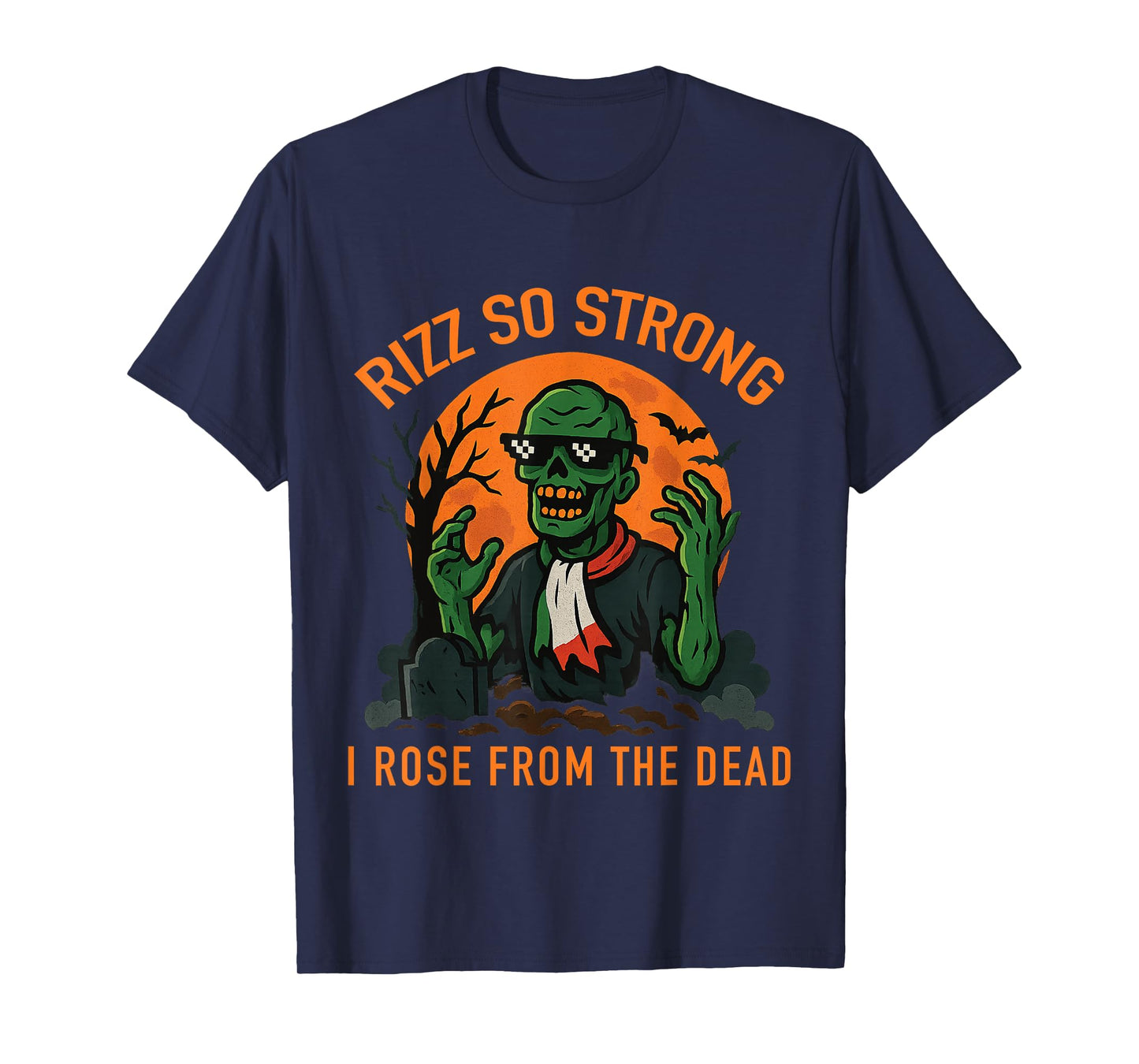 Italian Brainrot Halloween Zombie Spooky Rizz Gen Alpha T-Shirt