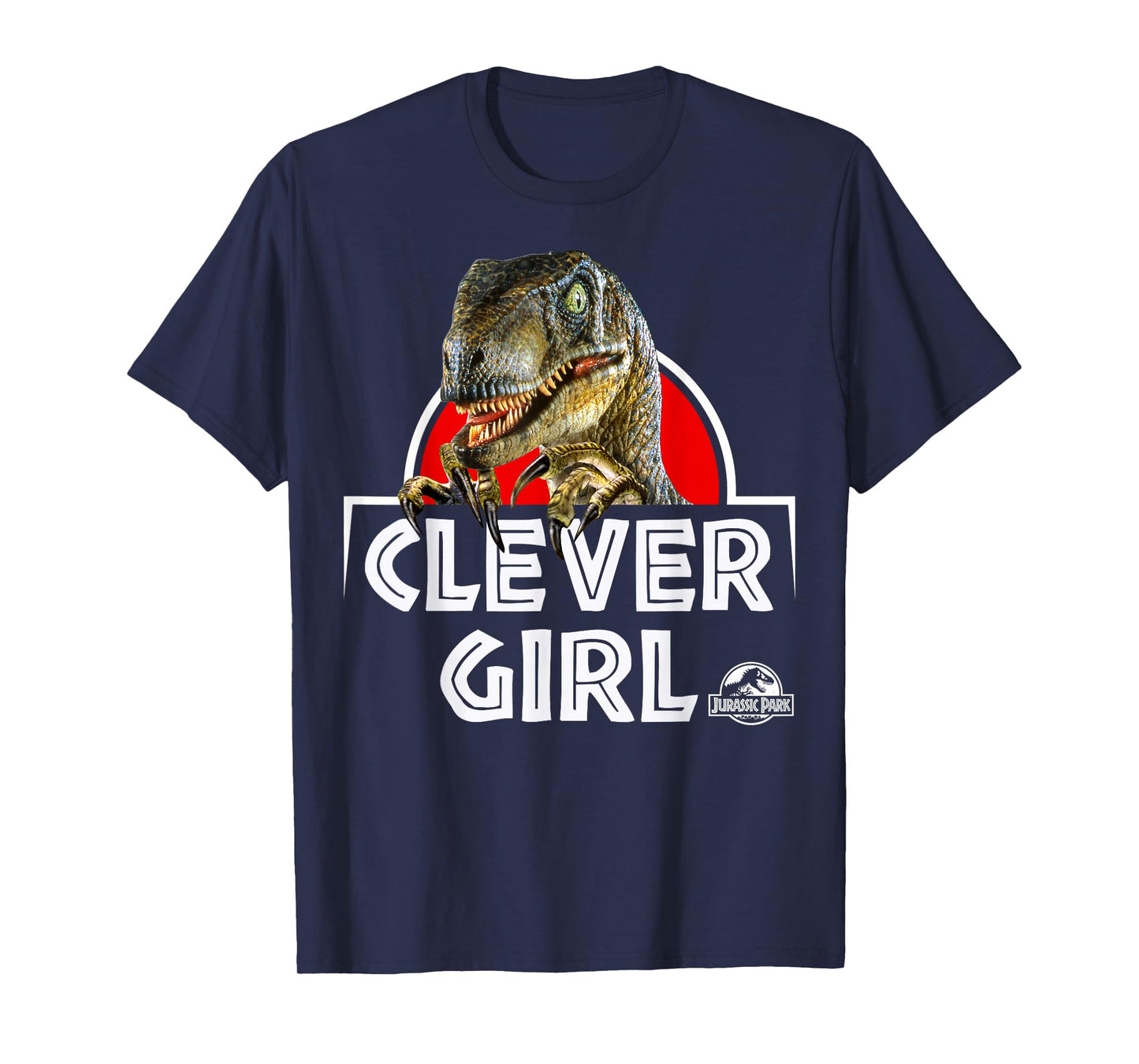 Jurassic Park Velociraptor Real Clever Graphic T-Shirt T-Shirt