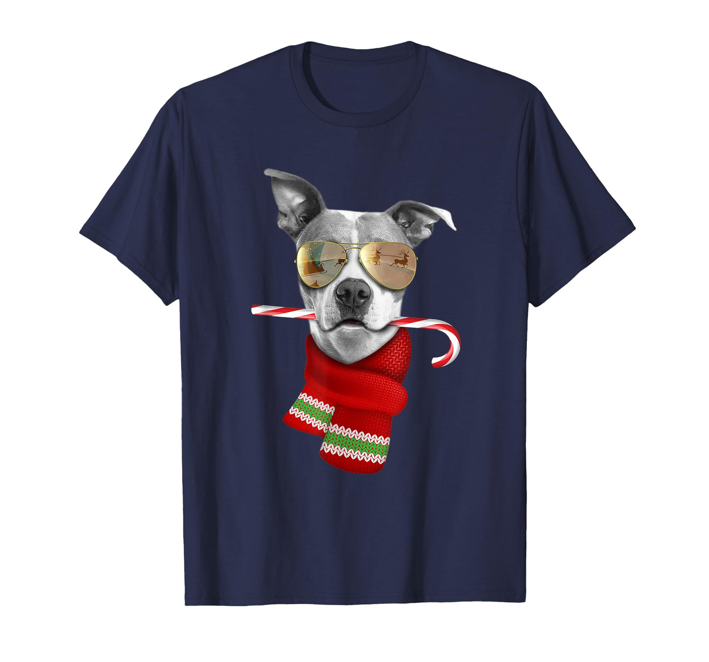 Pitt Bull shirt Cute Christmas Gift Dog Lovers Sunglasses T-Shirt