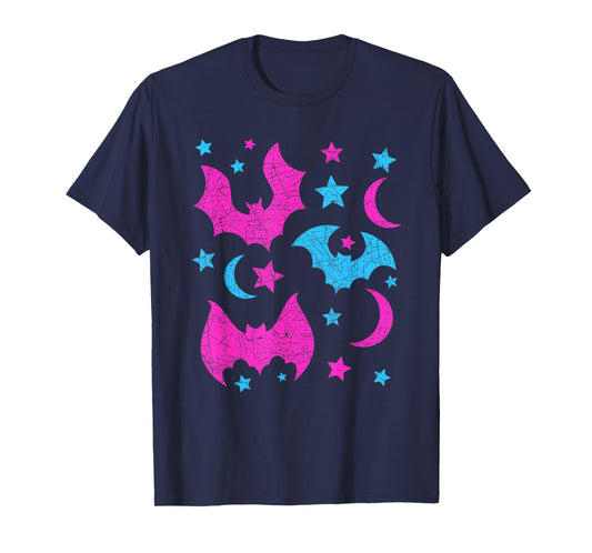 Cute Animal Lover Halloween Women Girls Kids Gift Idea Bat T-Shirt