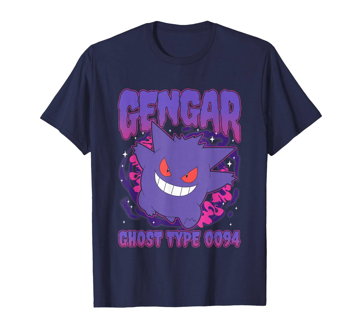 Pokémon Gengar Ghost Type 0094 Spooky Poster T-Shirt