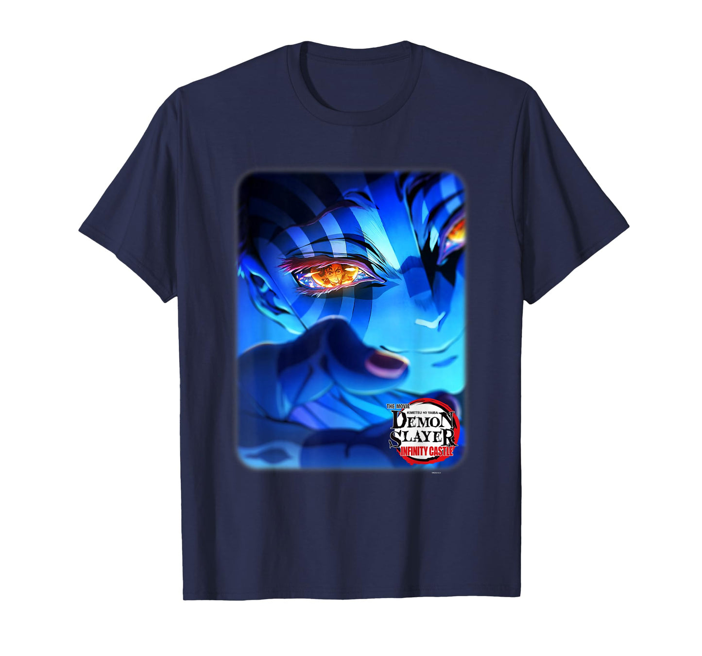 Demon Slayer: Infinity Castle Akaza Eye Reflection Art T-Shirt
