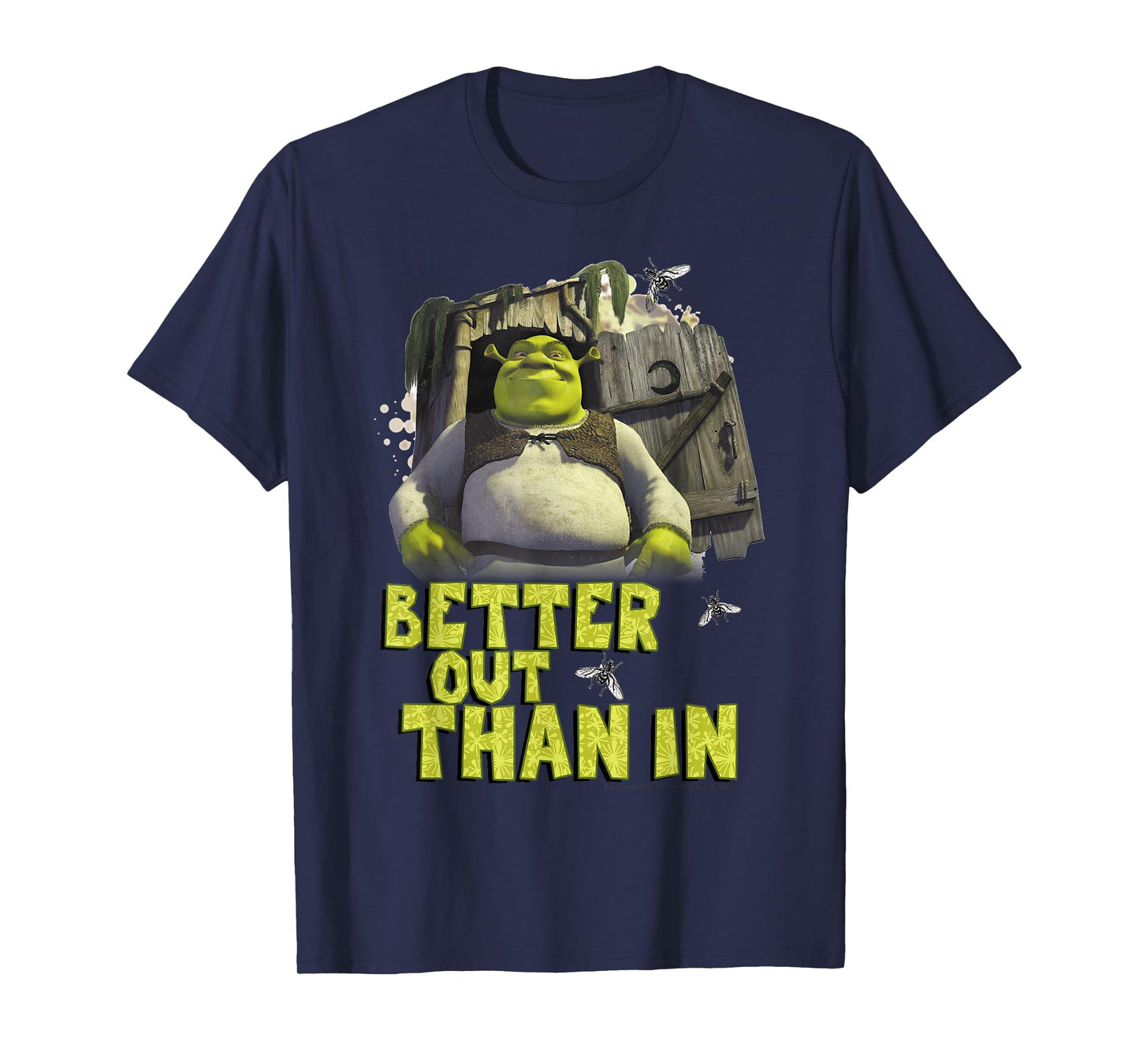 Shrek Outhouse Better Out Than in Quote T-Shirt