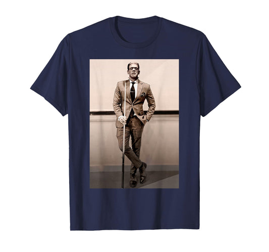 Frankenstein Dapper Frankenstein Monster In Suit Halloween T-Shirt