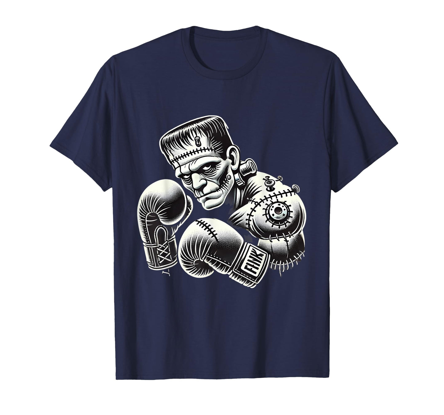 Frankenstein Boxer Funny Halloween Costume Sports Box Boxing T-Shirt