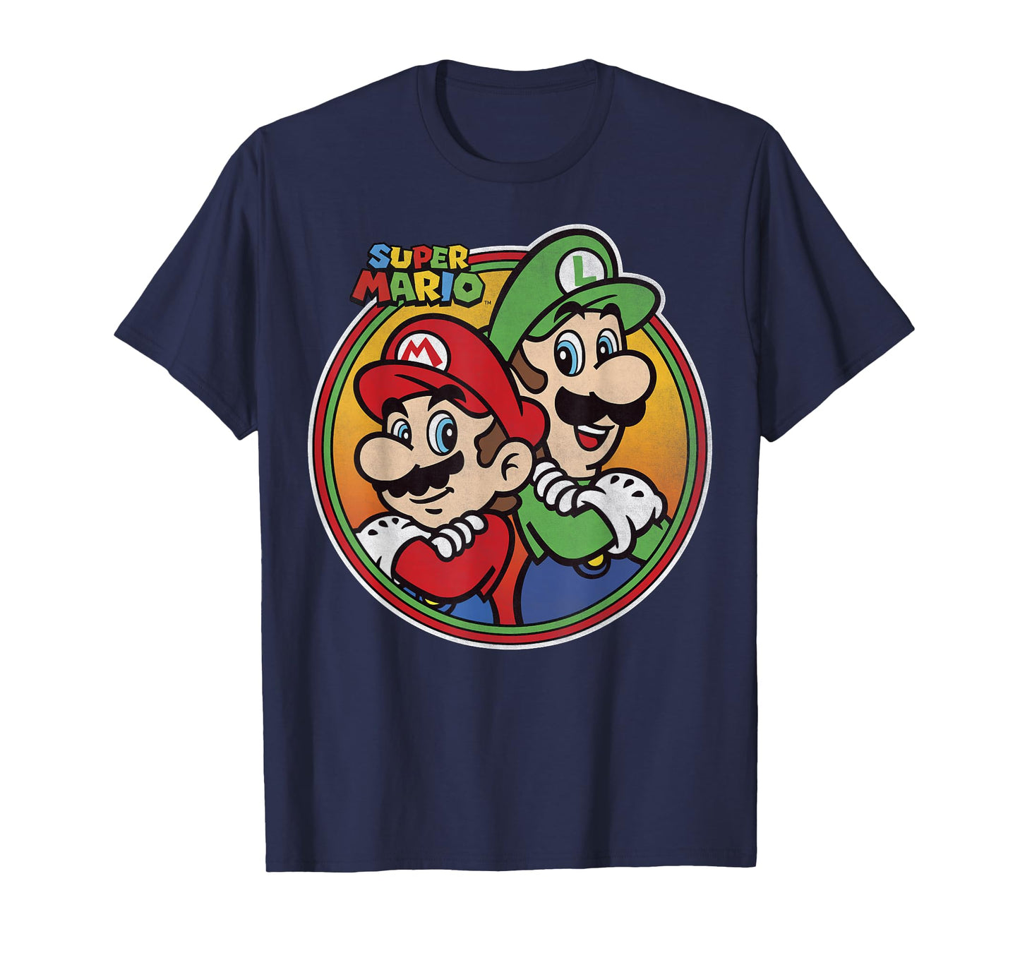 Nintendo Super Mario & Luigi Brothers Circle T-Shirt