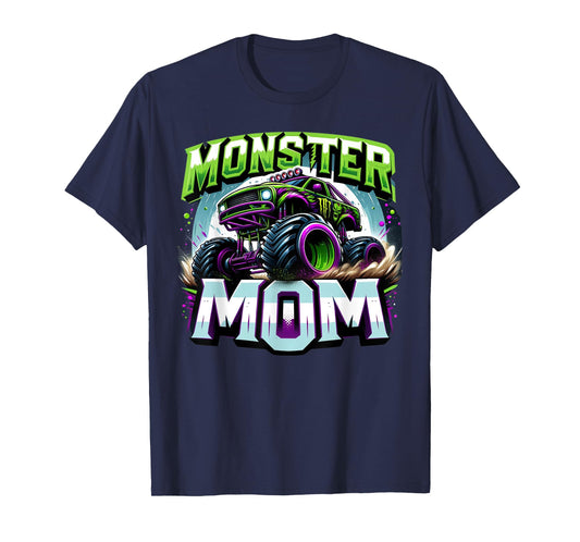 Monster Truck Race Racer Driver Mom Mother's Day T-Shirt