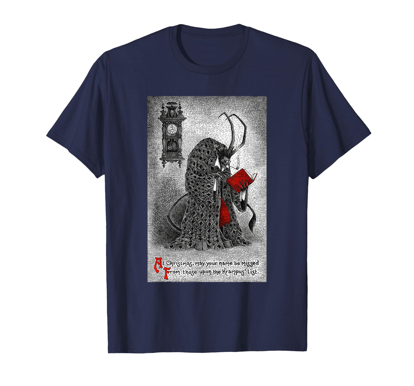 Krampusnacht Christmas Monster Krampus Lover Festive Horror T-Shirt