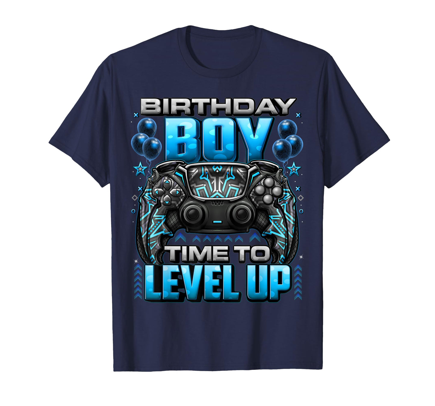 Birthday Boy Time to Level Up Shirt Video Gamer Birthday Boy T-Shirt