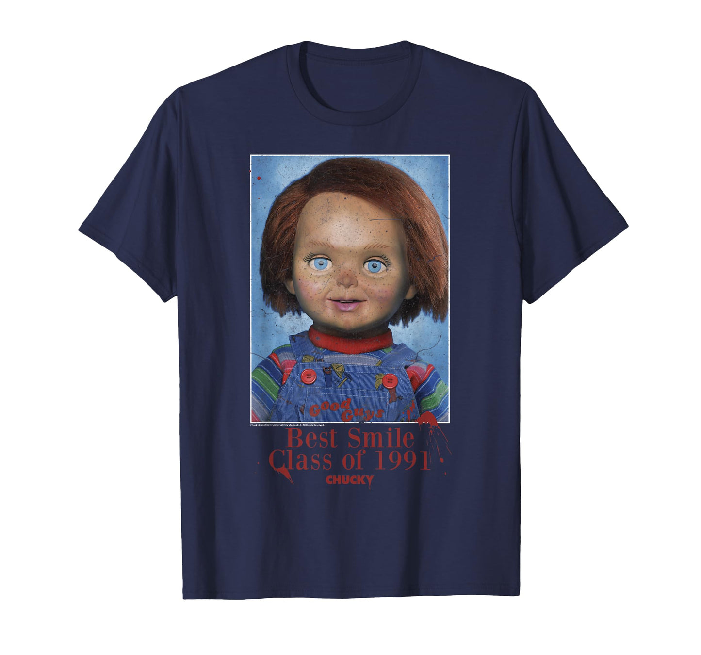 Chucky School Photo Best Smile Class Of 1991 T-Shirt