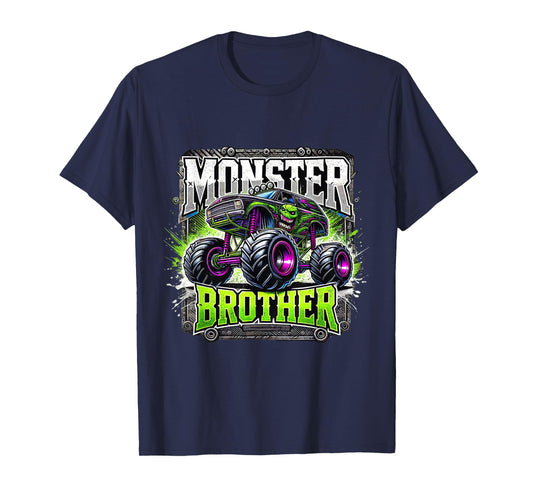 Monster Brother - Cool Monster Truck Design for Boys T-Shirt