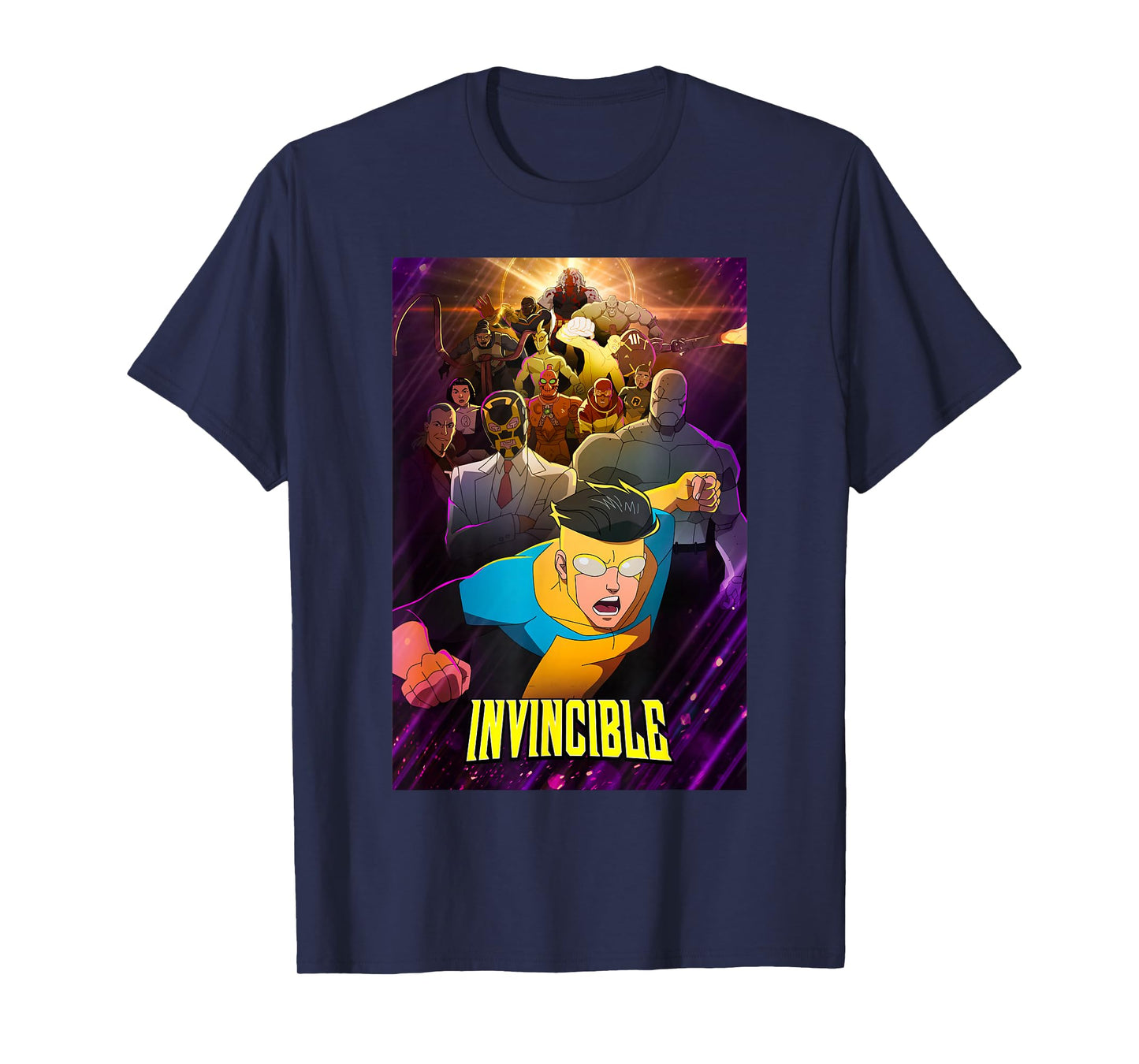 Invincible Guardians of The Globe VS Machine Head Poster T-Shirt