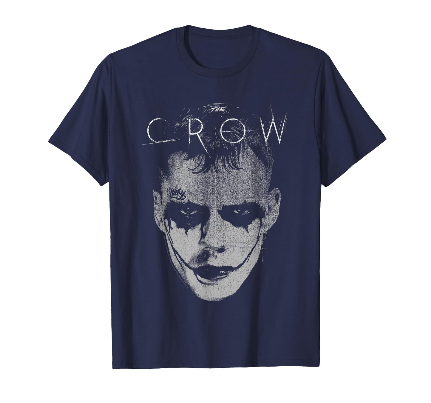 The Crow Official Unisex-Adults T-Shirt - Black - Small - Short Sleeve - Crew Neck - Modern - Movie-Themed - Letter Print