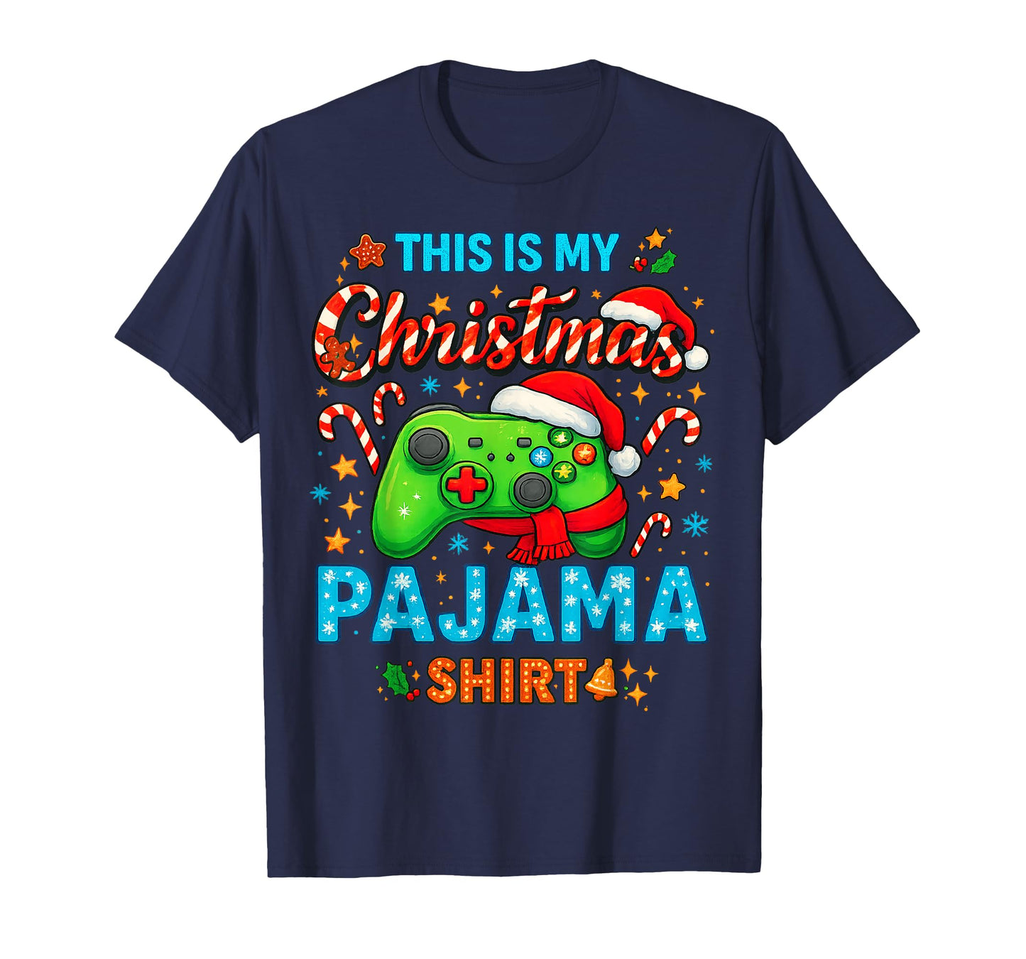 This is My Christmas Pajama Video Game Gamer Boys Teens T-Shirt
