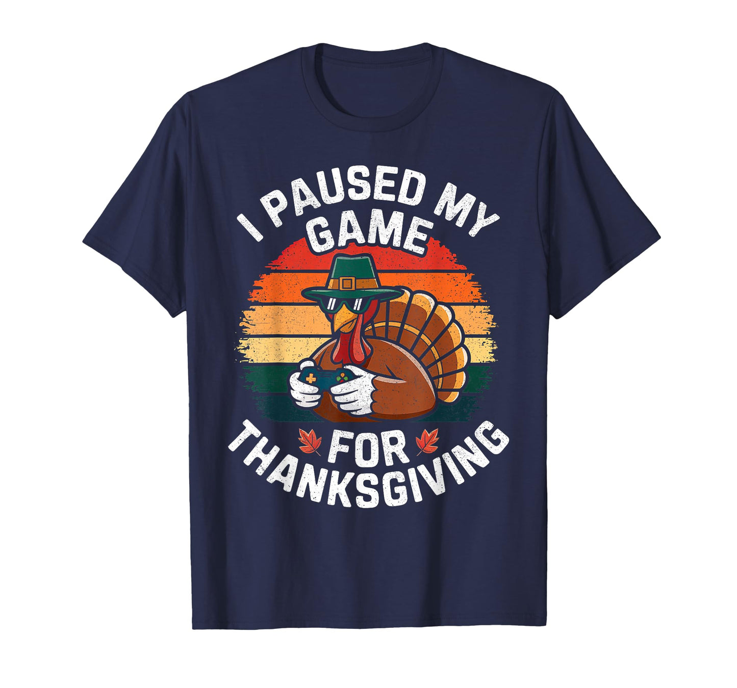 Happy Thanksgiving Video Gamer Turkey Kids Boys Girls Men T-Shirt