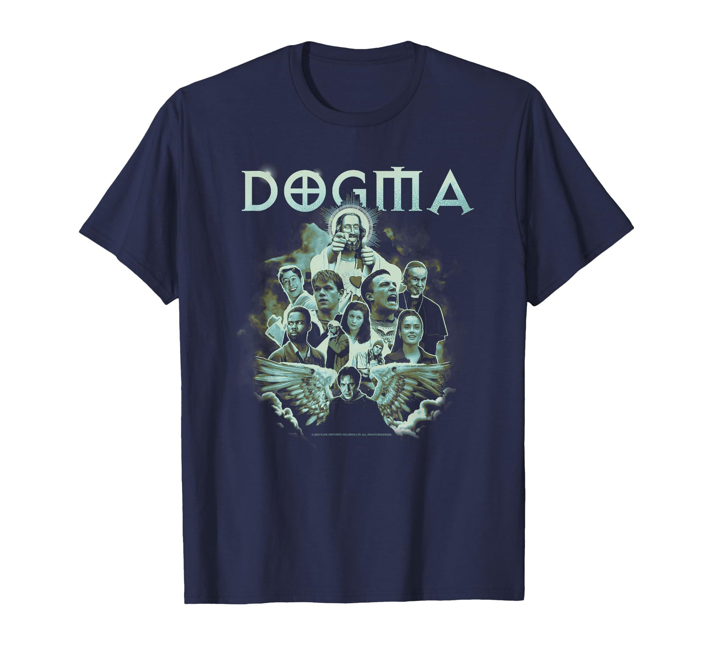 Dogma Prepare Thyself Black and White Group Shot Collage T-Shirt
