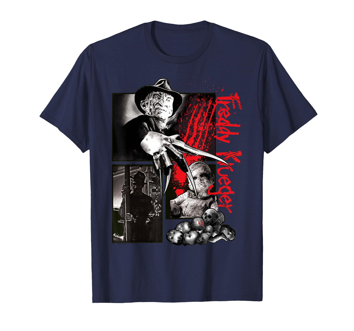A Nightmare On Elm Street Freddy Krueger Panels T-Shirt