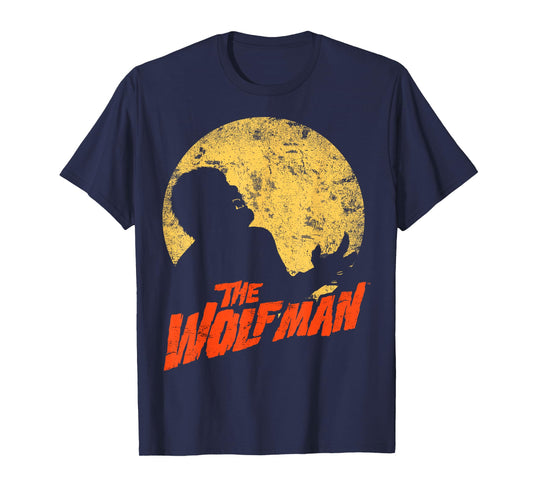 Universal Monsters The Wolf Man Moonlit Silhouette T-Shirt