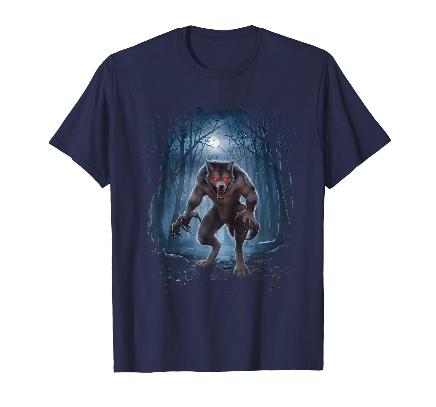 Werewolf Creature Cryptid Cryptozoology Folklore Wolf Man T-Shirt