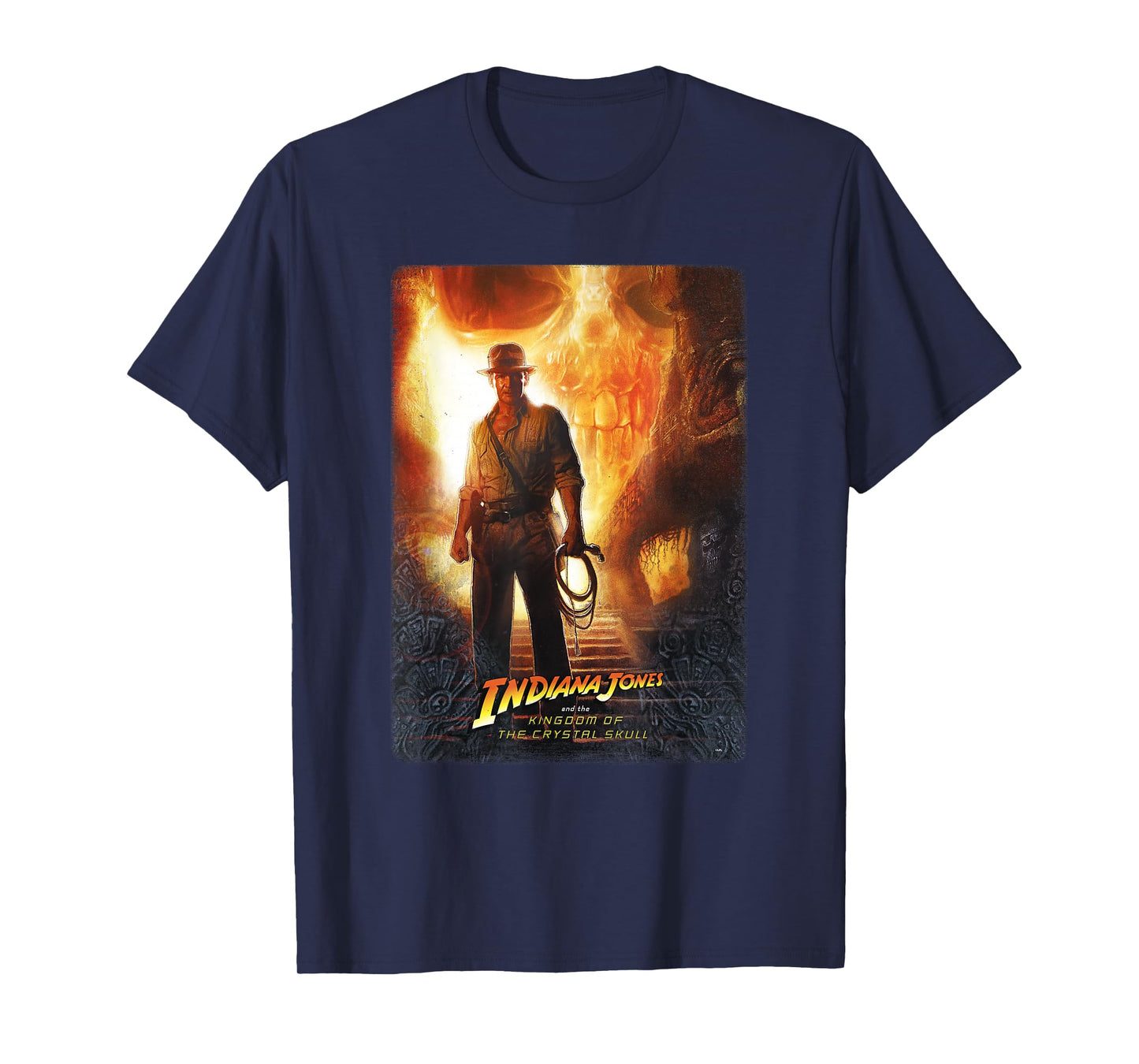 Lucasfilm Indiana Jones Kingdom of The Crystal Skull Poster T-Shirt