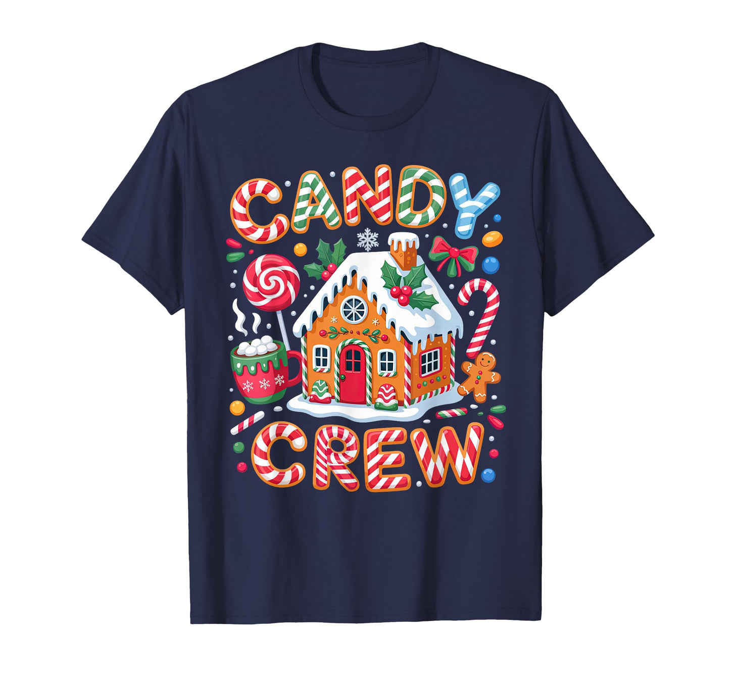 Candy Crew Christmas Candy Land Kids Candy Crew Christmas T-Shirt