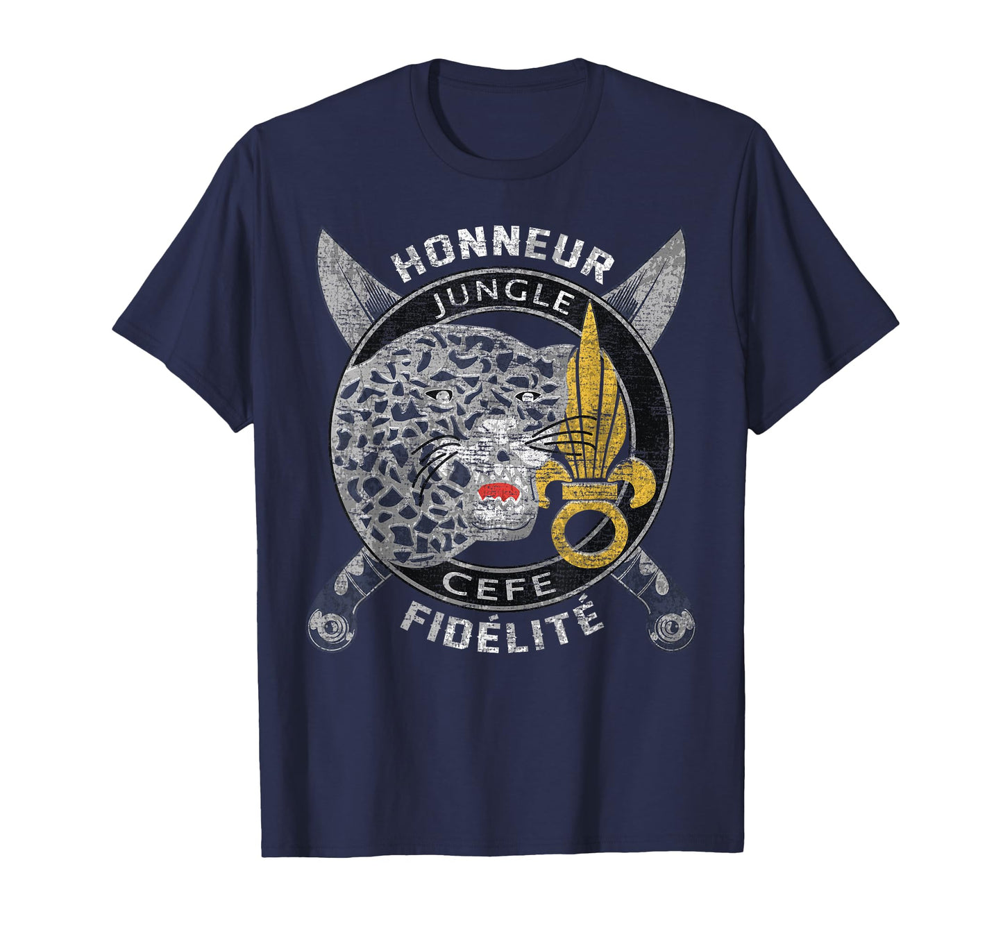French Legion Etrangere Foreign French Army Jungle Warfare T-Shirt