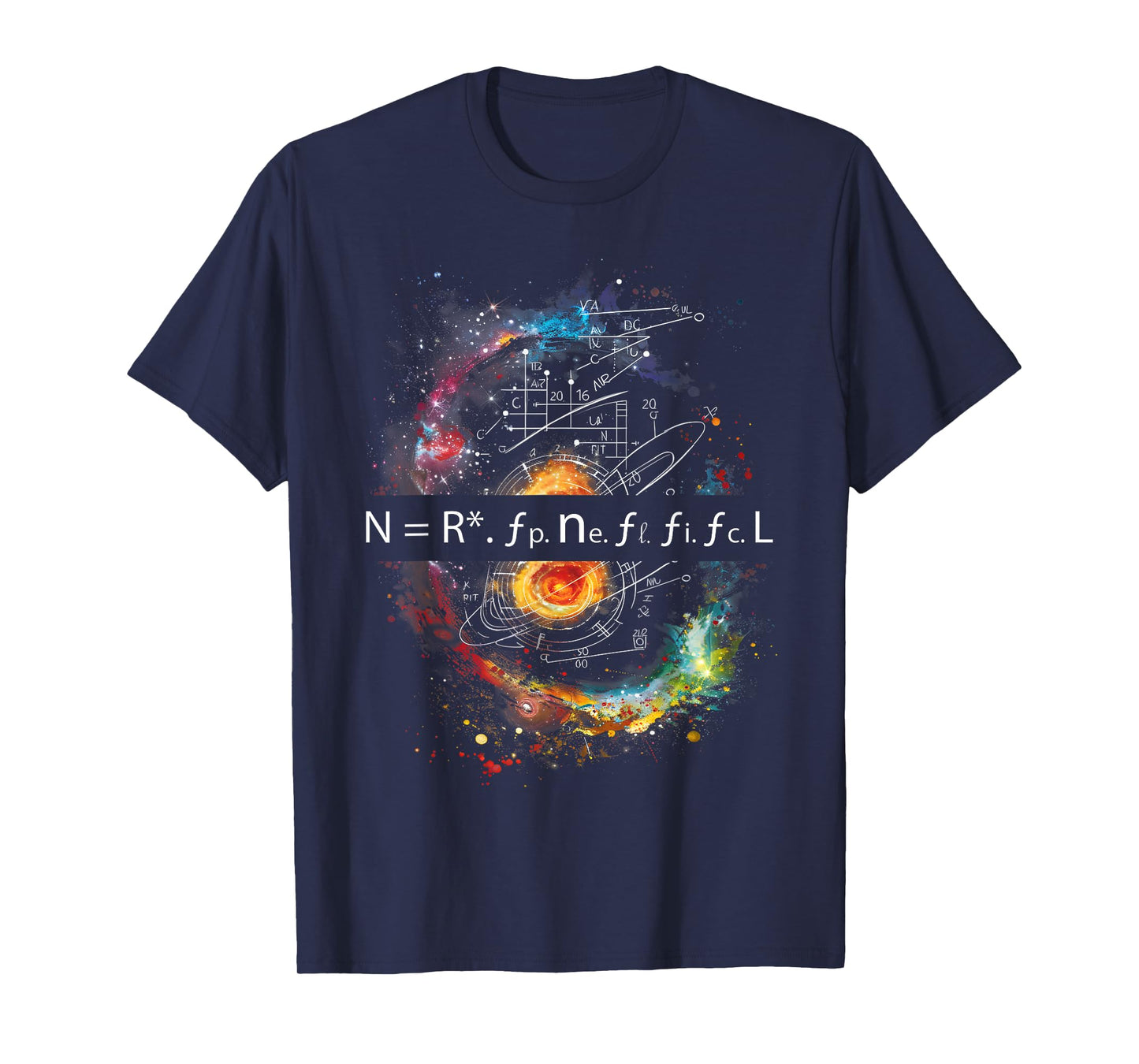 Drake Equation Estimation of Alien Civilizations T-Shirt
