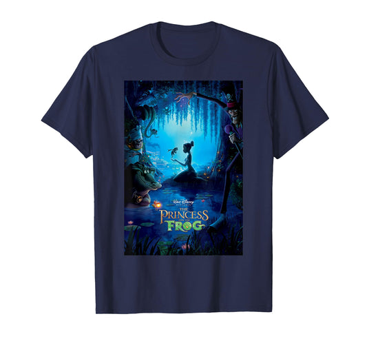 Disney Princess and The Frog Classic Poster T-Shirt