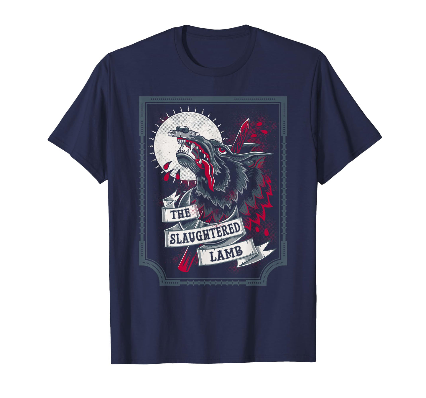 The Slaughtered Lamb - Wolf Head - Beer T-shirt T-Shirt