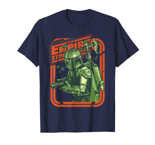 Star Wars The Empire Strikes Back Boba Fett Modern Portrait T-Shirt