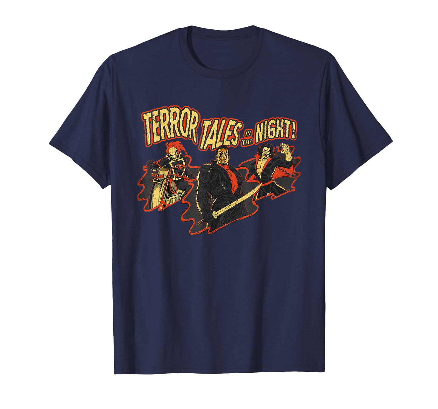Marvel Blade Ghost Rider & Morbius Terror Tales in the Night T-Shirt