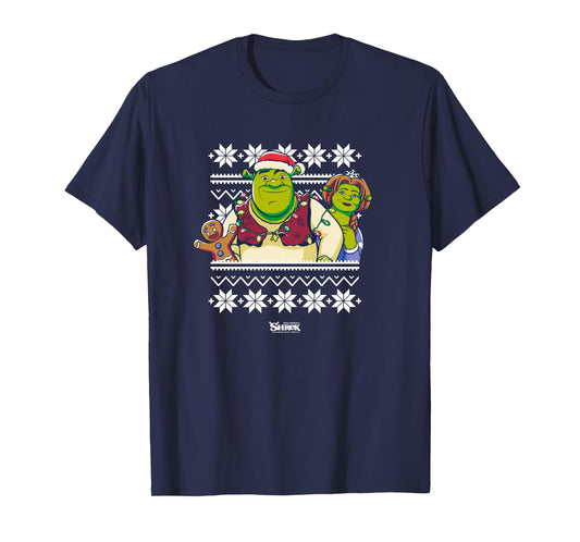 Shrek And Fiona Ugly Sweater Long Sleeve T-Shirt
