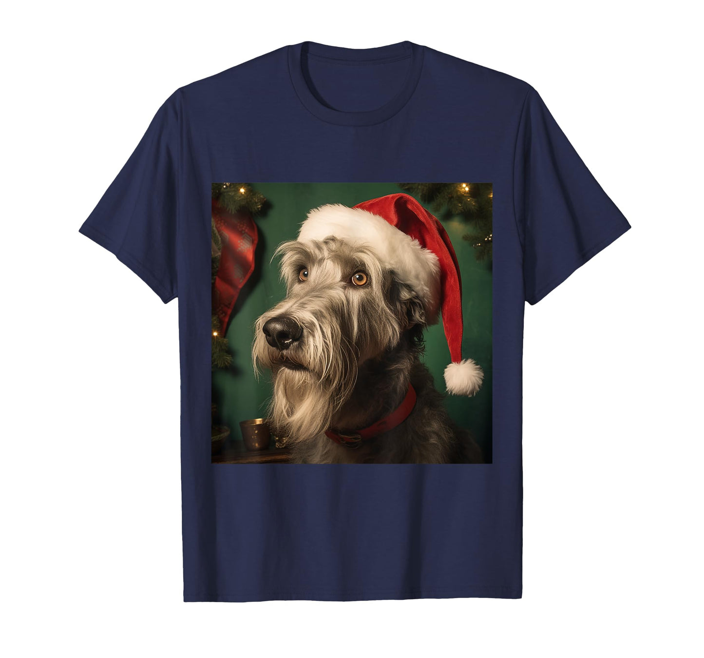 Christmas Irish Wolfhound - Irish Wolfhound Christmas T-Shirt