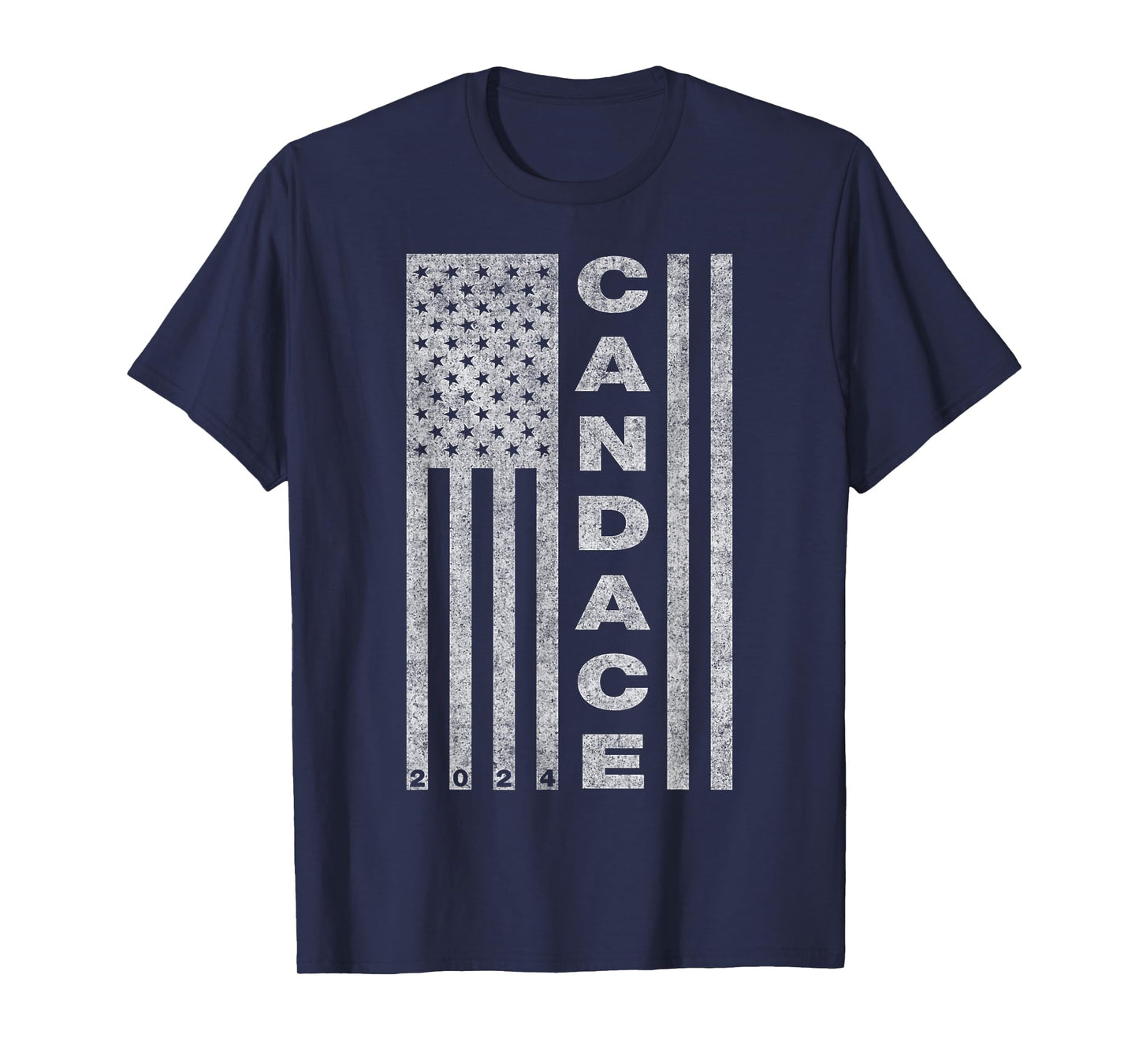 Vote Candace Owens for President 2024, Conservative USA Flag T-Shirt