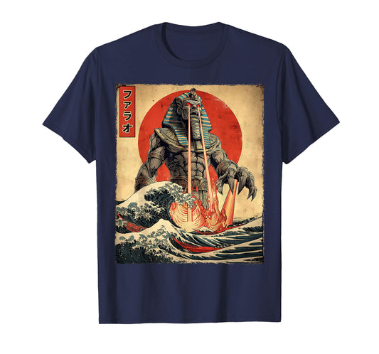Pharaoh King TUT Kaiju Monster Japanese Vintage Poster T-Shirt