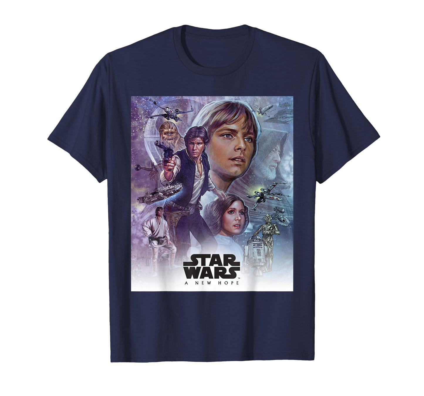 Star Wars Celebration Mural A New Hope Movie Logo T-Shirt T-Shirt