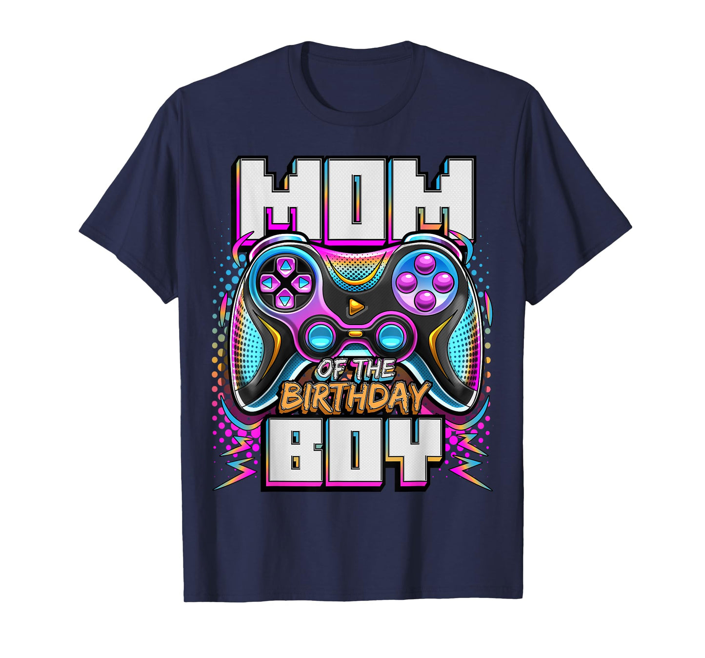 Mom of the Birthday Boy Matching Video Game Birthday Party T-Shirt