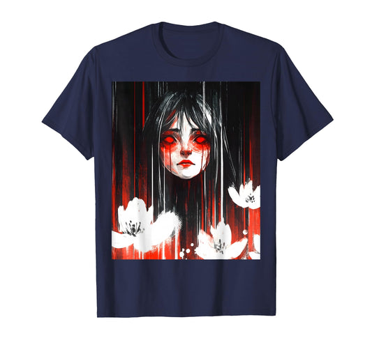 Japan Horror Anime Manga Japanese Creepy Kawaii Goth T-Shirt