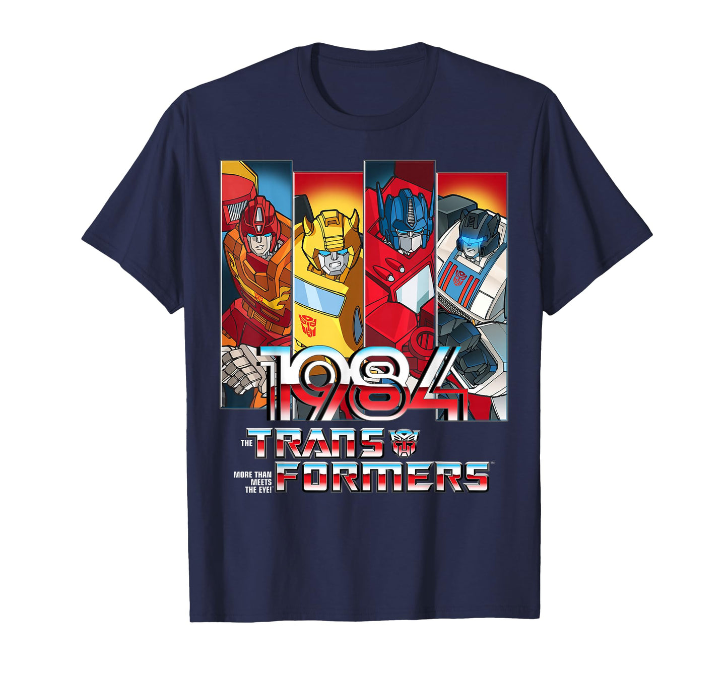 Transformers 1984 Vintage Autobots Panels T-Shirt Small