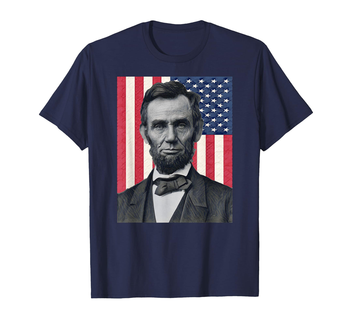 Abraham Abe Lincoln July 4th Holiday USA President Patriot T-Shirt