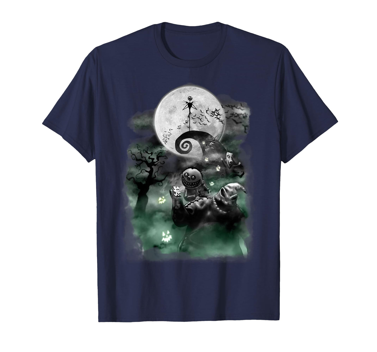 Disney - The Nightmare Before Christmas Haunted Scene T-Shirt