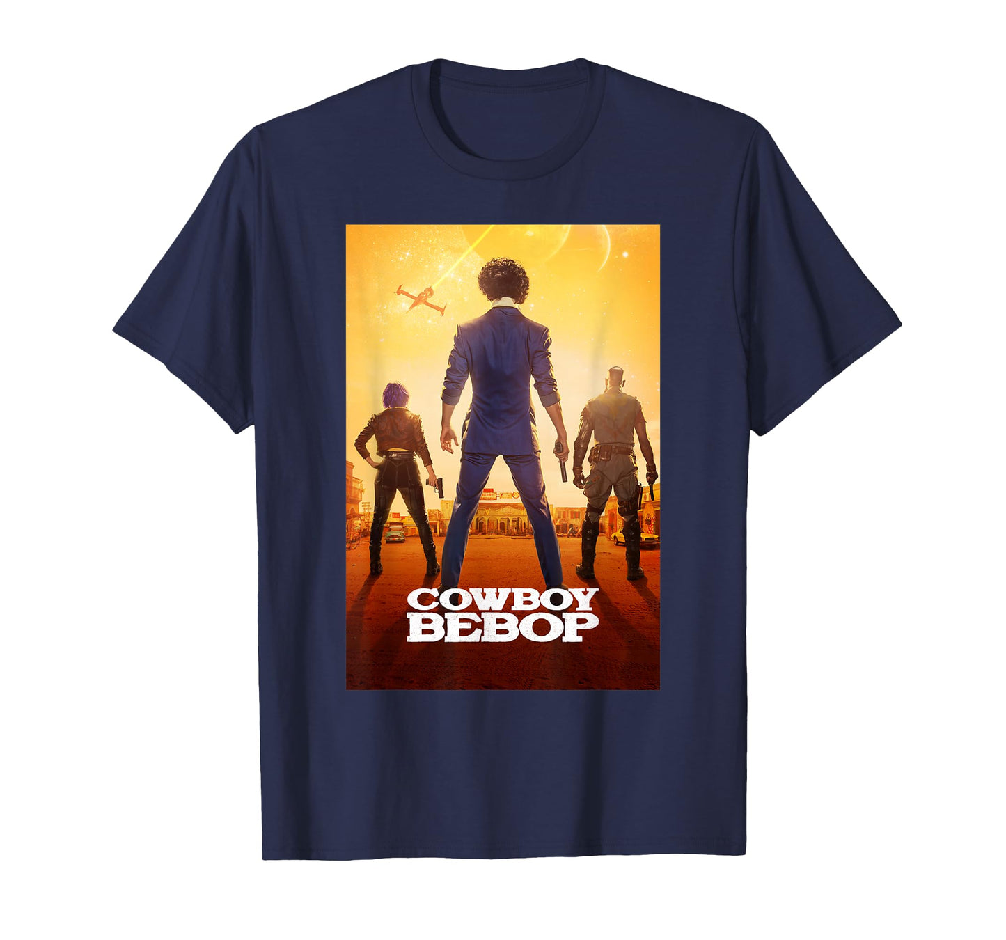 Cowboy Bebop Trio Chase Poster T-Shirt
