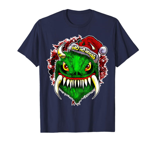 Funny Christmas Hodag Holiday Cryptid Monster Cryptozoology T-Shirt