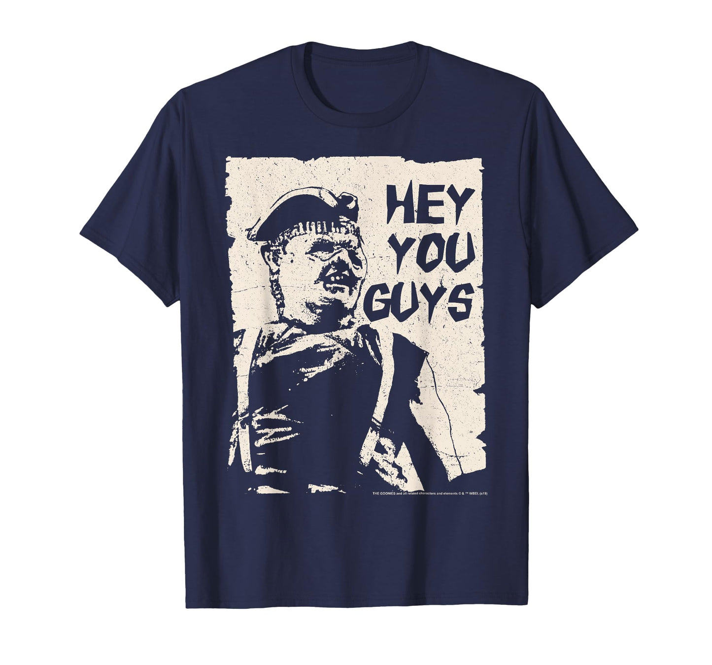 The Goonies Sloth Hey You Guys Cut Out Portrait T-Shirt