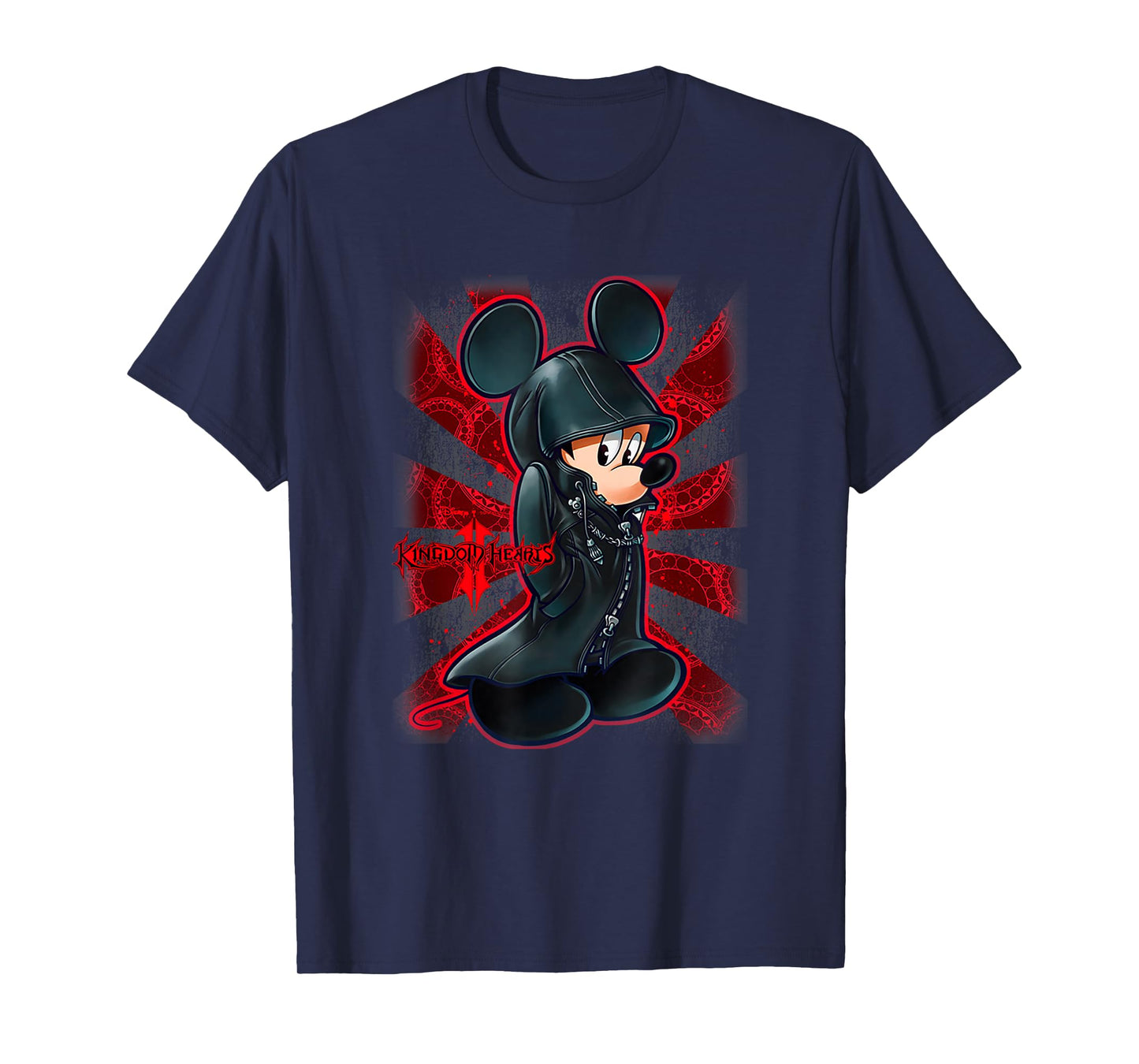Disney Kingdom Hearts II Mysterious King Mickey Big Portrait T-Shirt