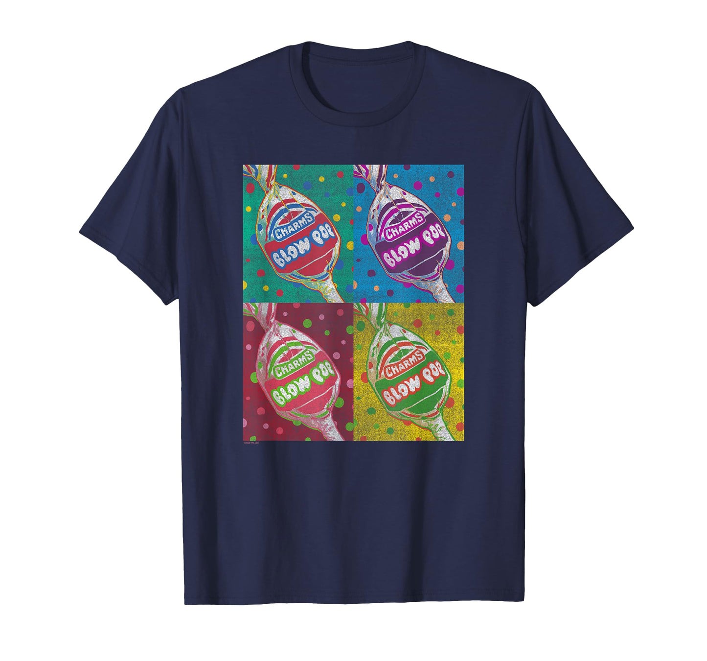 Charms Blow Pop Colorful Panels T-Shirt