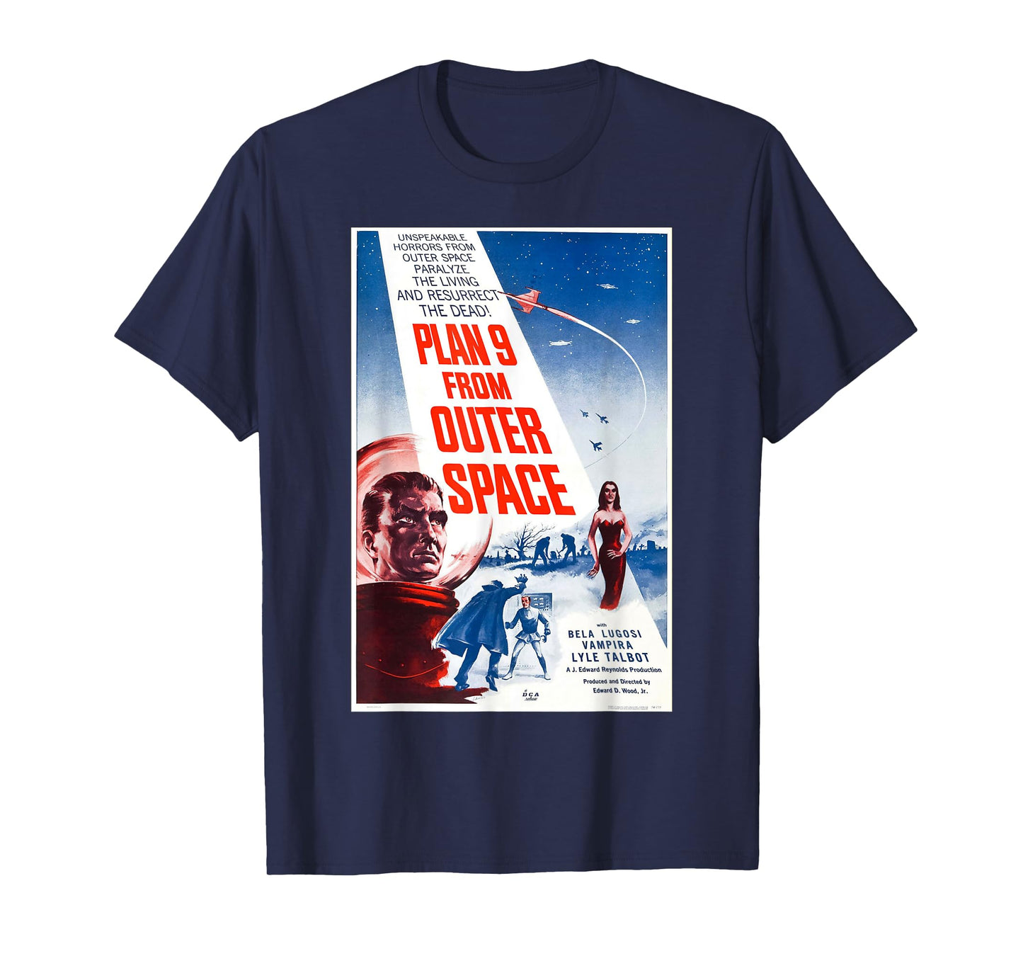 Plan 9 From Outer Space Vintage Poster T-Shirt T-Shirt