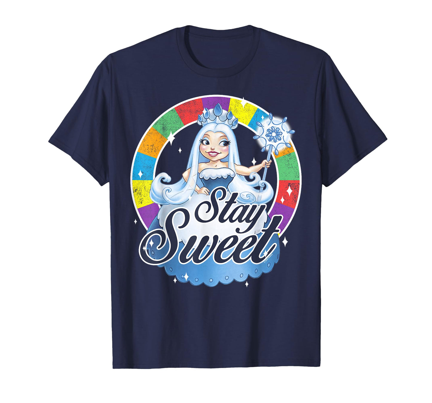 Candy Land Stay Sweet Princess Frostine Game Wheel Logo T-Shirt